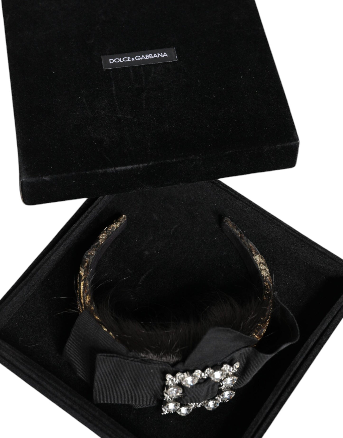 Diadema de cristal para parrucchiera de pelo negro