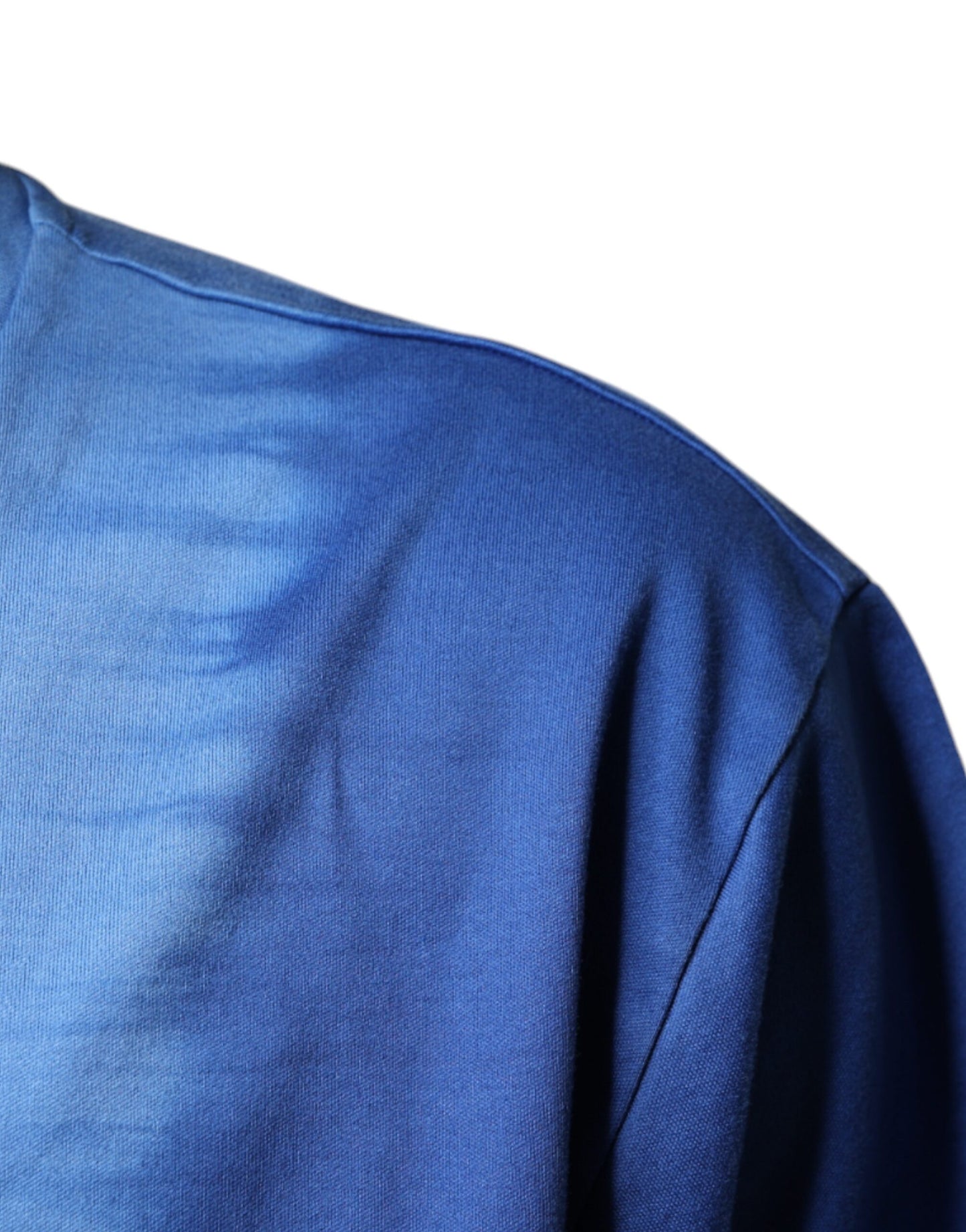 T-shirt en coton bleu tie-dye avec symbole de paix
