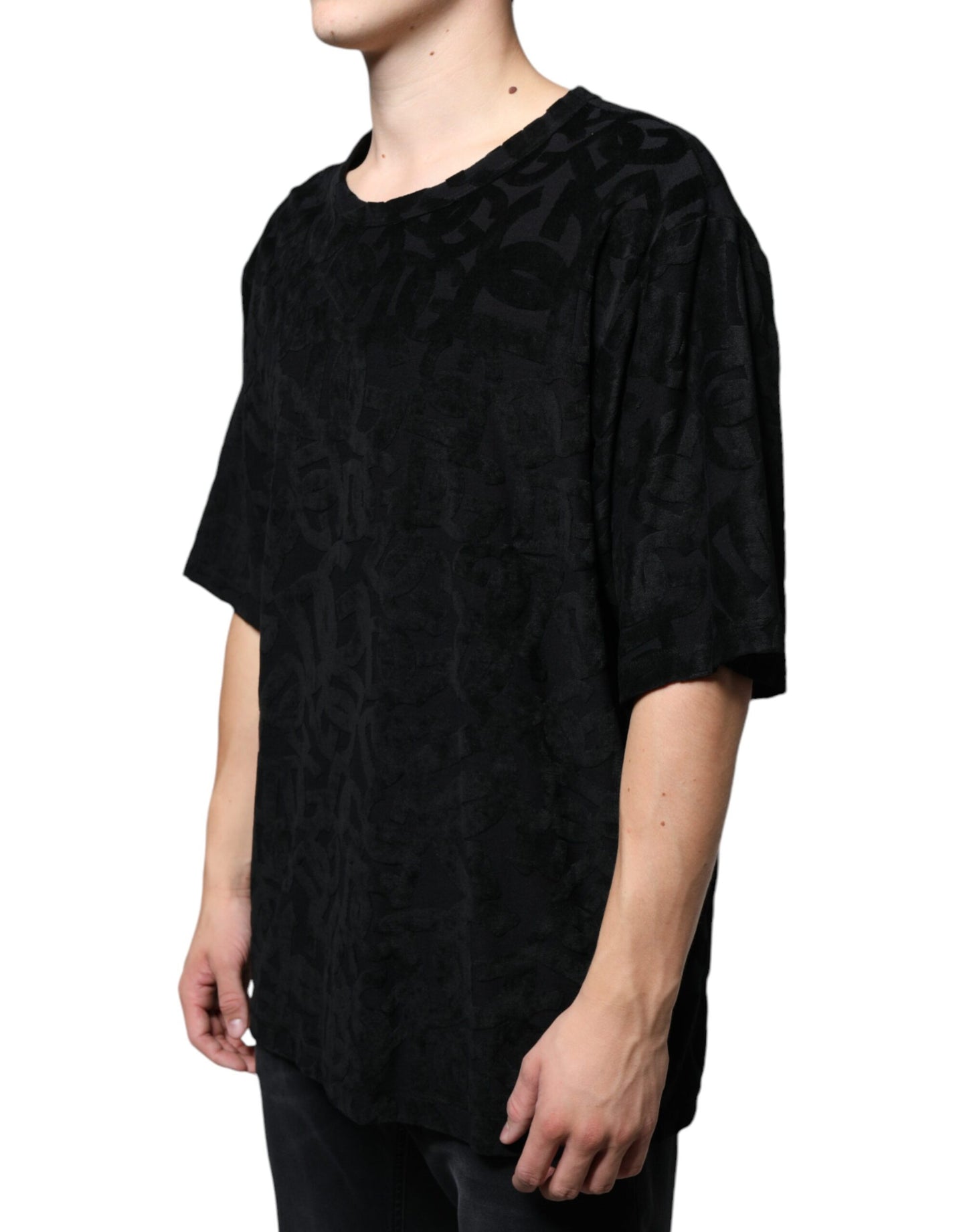 T-shirt noir avec logo DG Mania