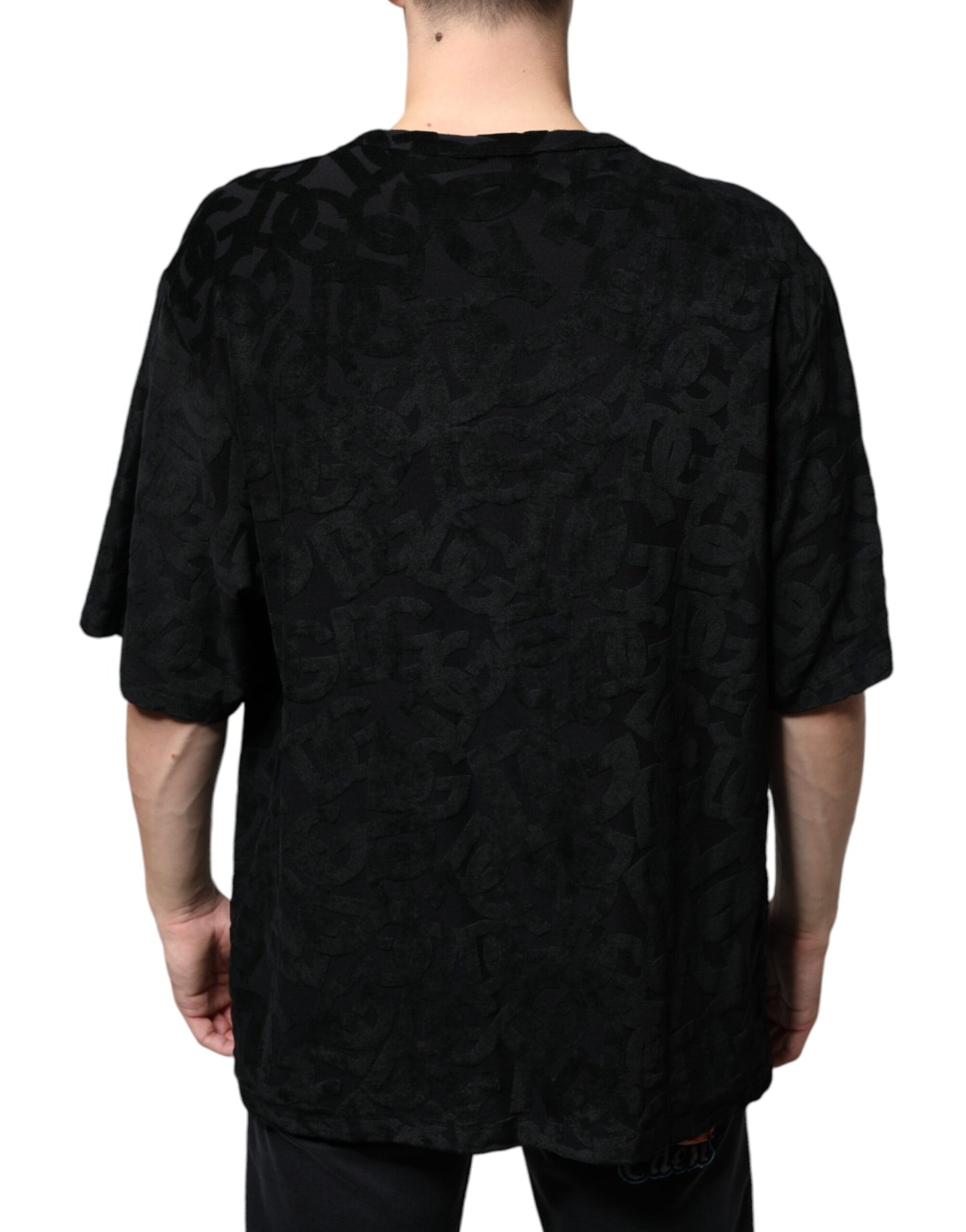 T-shirt noir avec logo DG Mania
