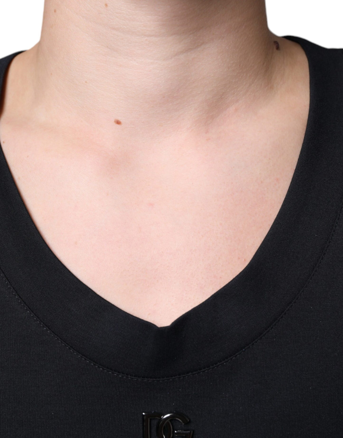 T-shirt sans manches en coton noir Born To Be Free