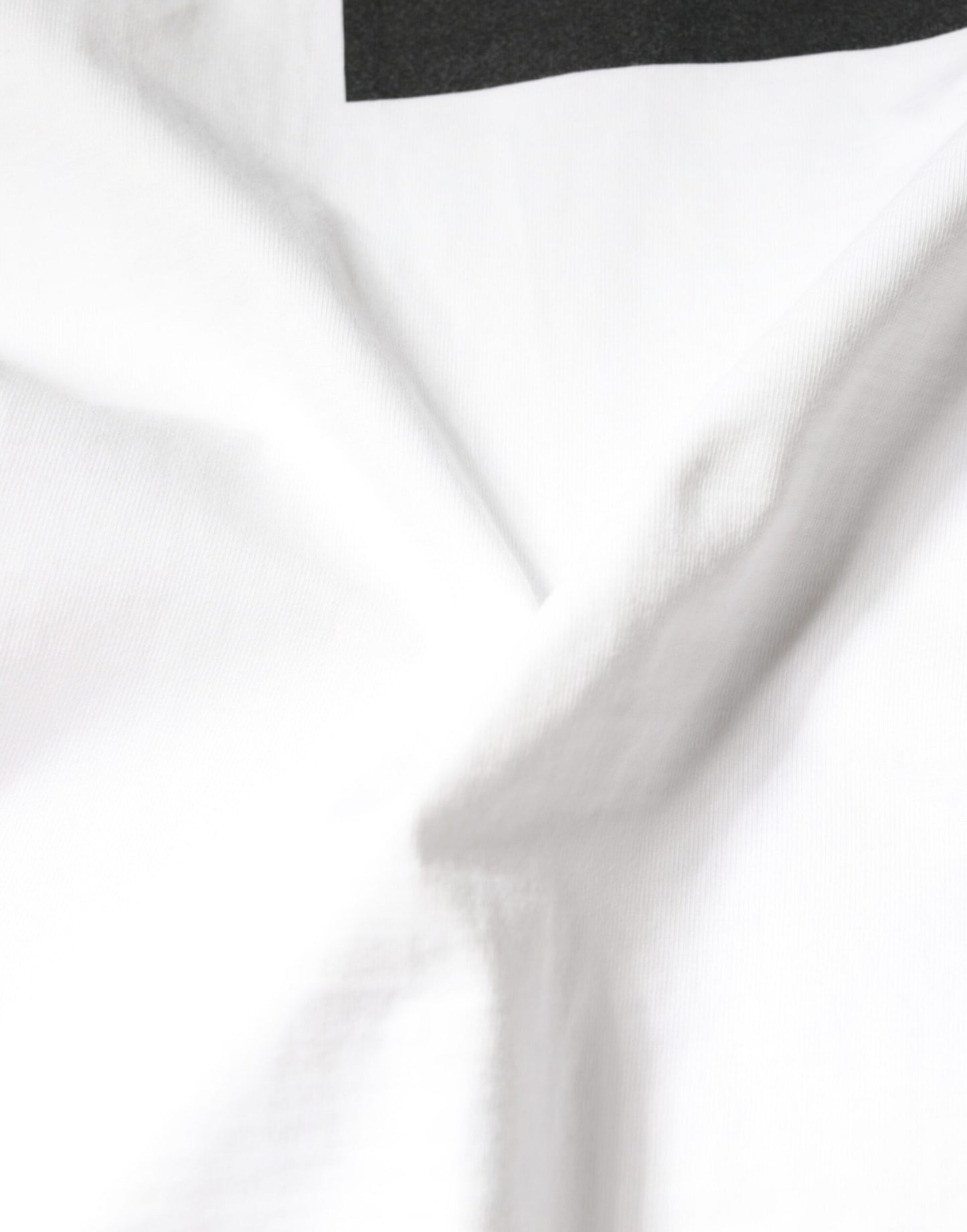 T-shirt décontracté en coton blanc avec logo DG imprimé