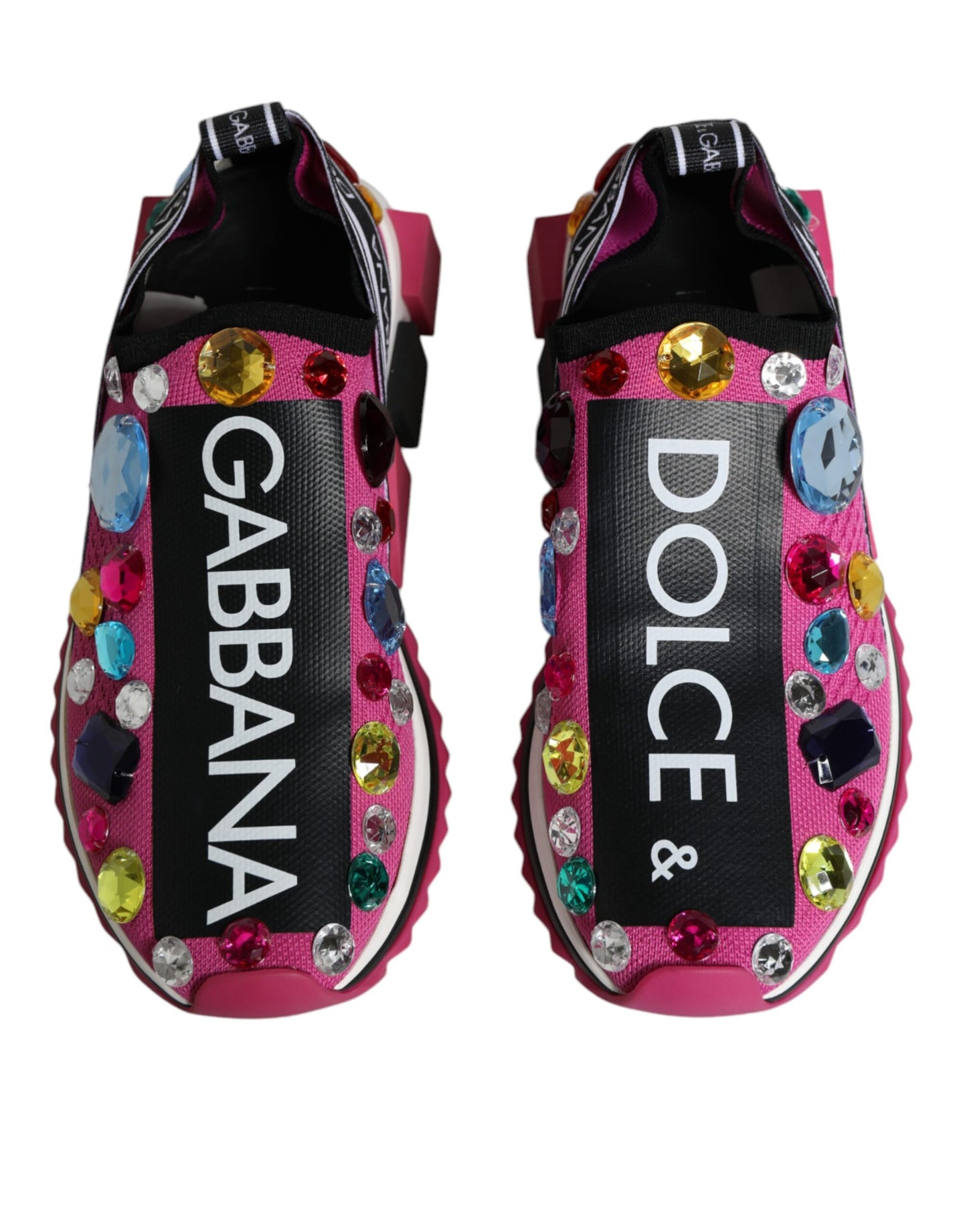 Zapatillas deportivas bajas con cristales Sorrento en color rosa