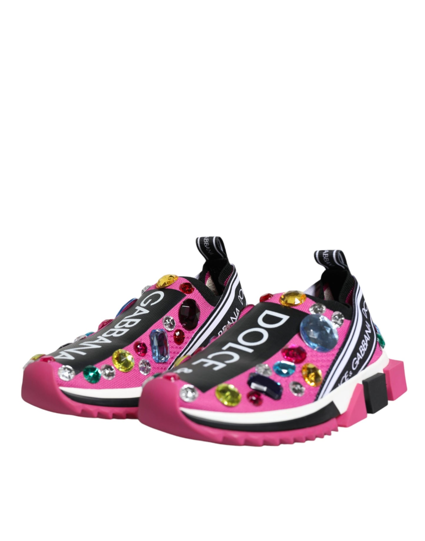 Zapatillas deportivas bajas con cristales Sorrento en color rosa
