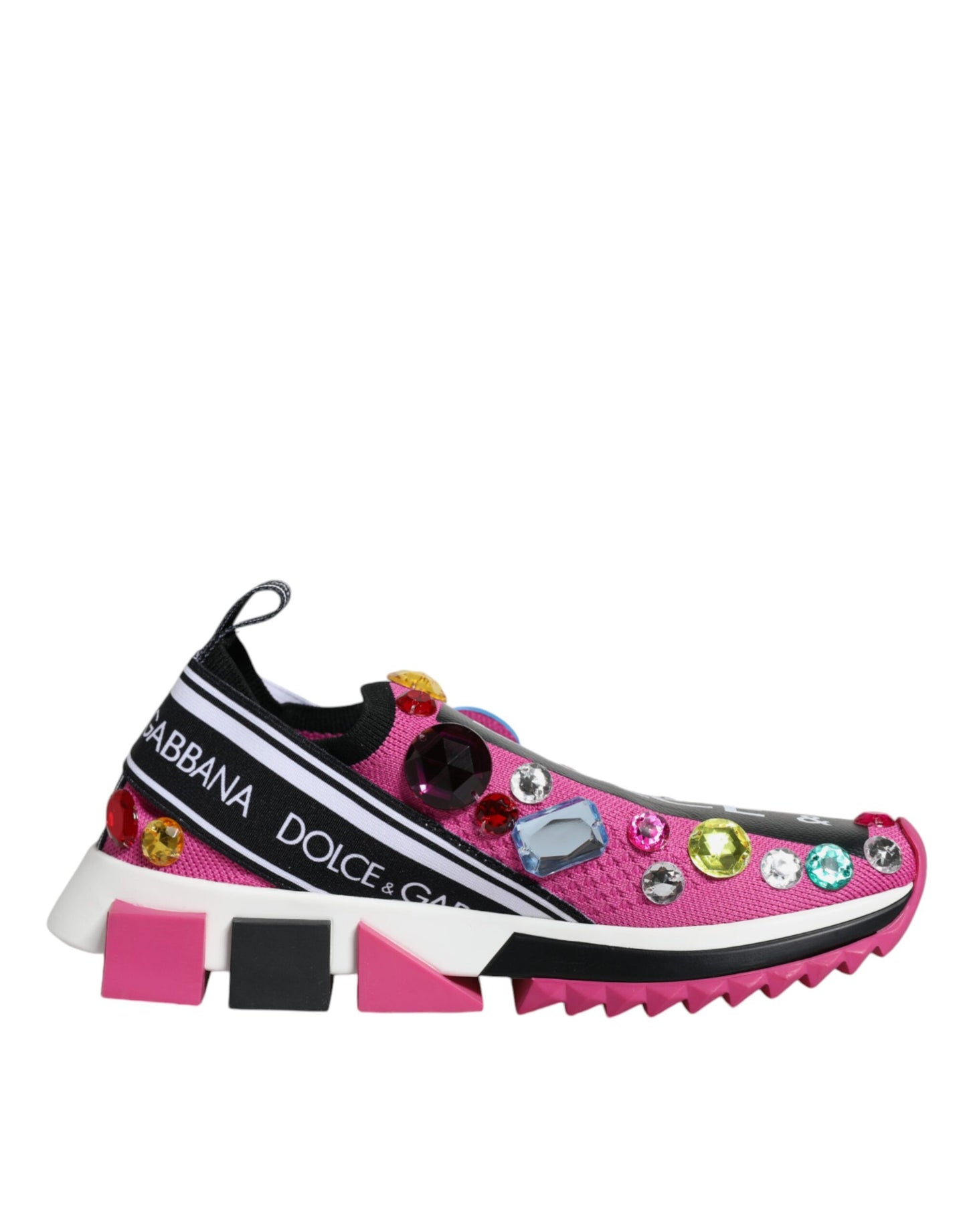 Zapatillas deportivas bajas con cristales Sorrento en color rosa