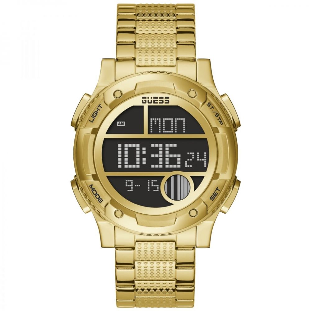 Montre en acier inoxydable doré