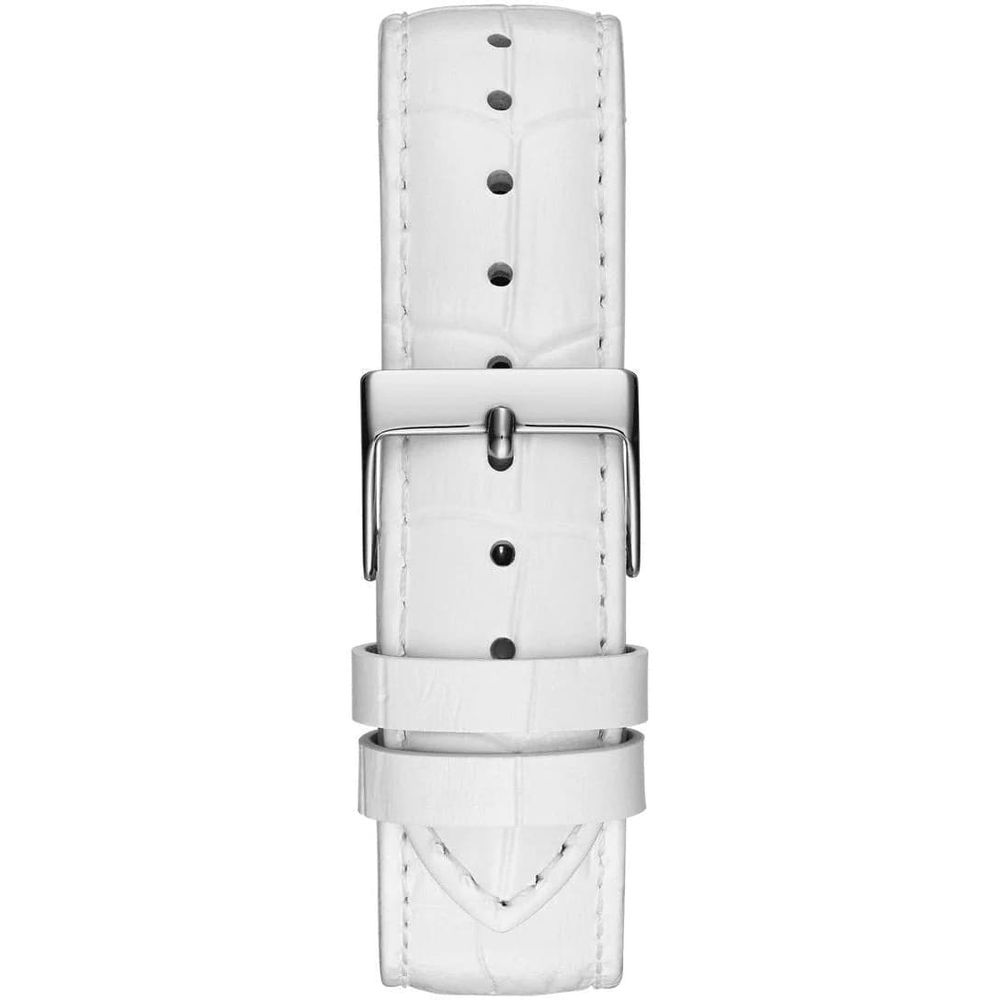 Montre en cuir blanc