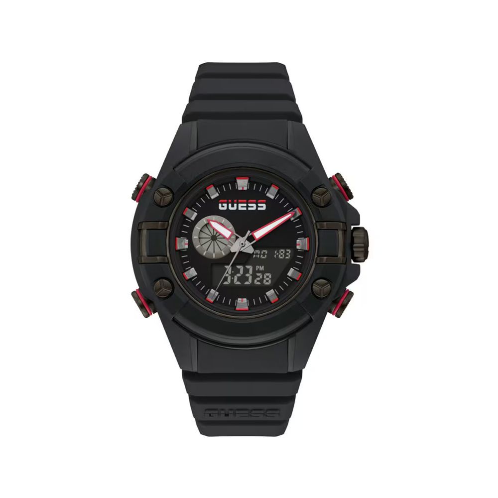 Montre en résine noire