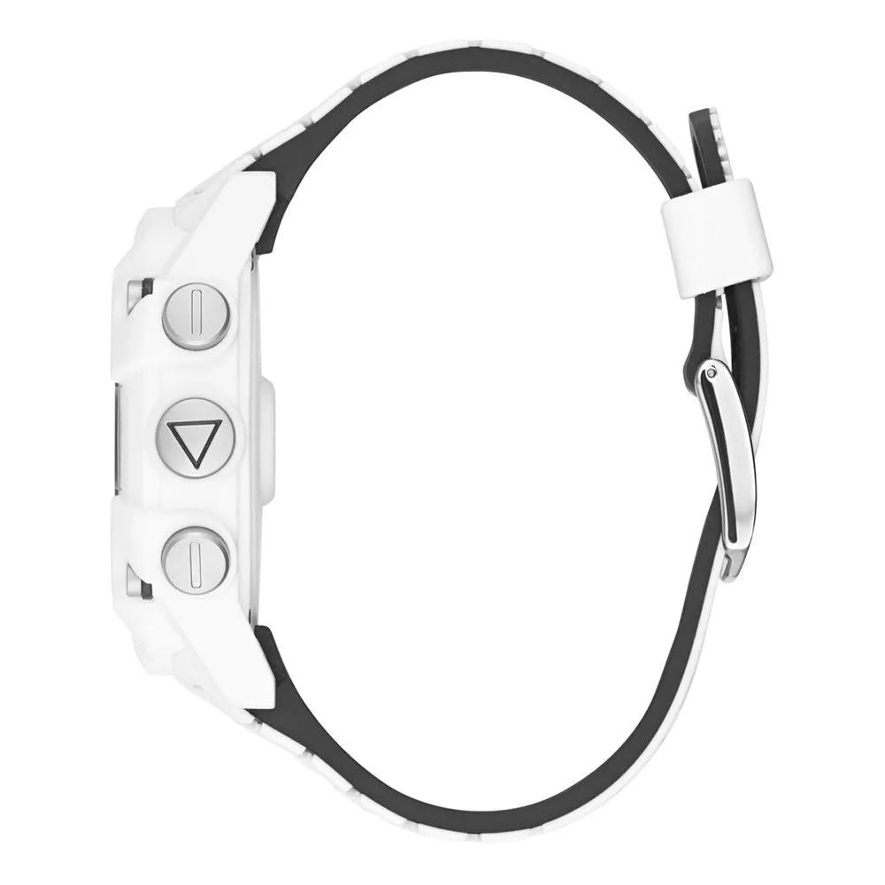 Montre en résine blanche