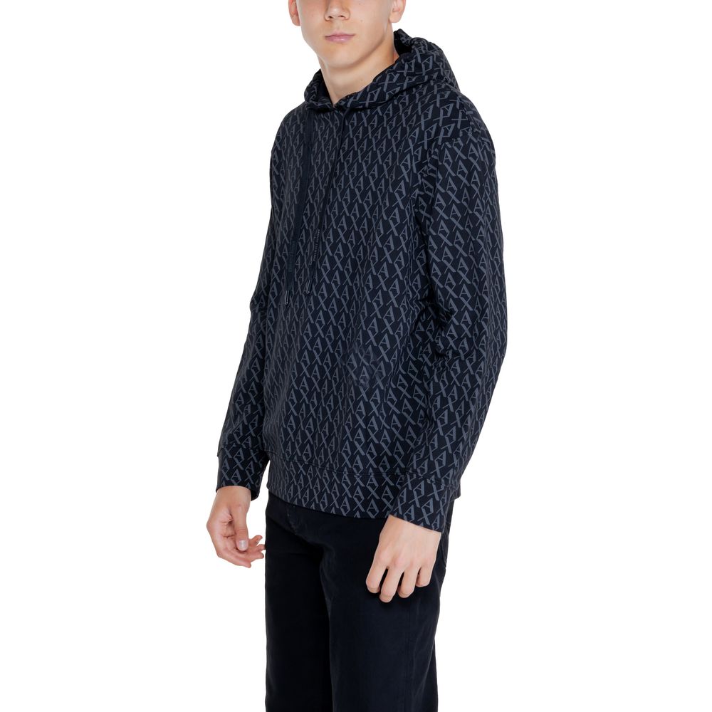 Black Cotton Hoody