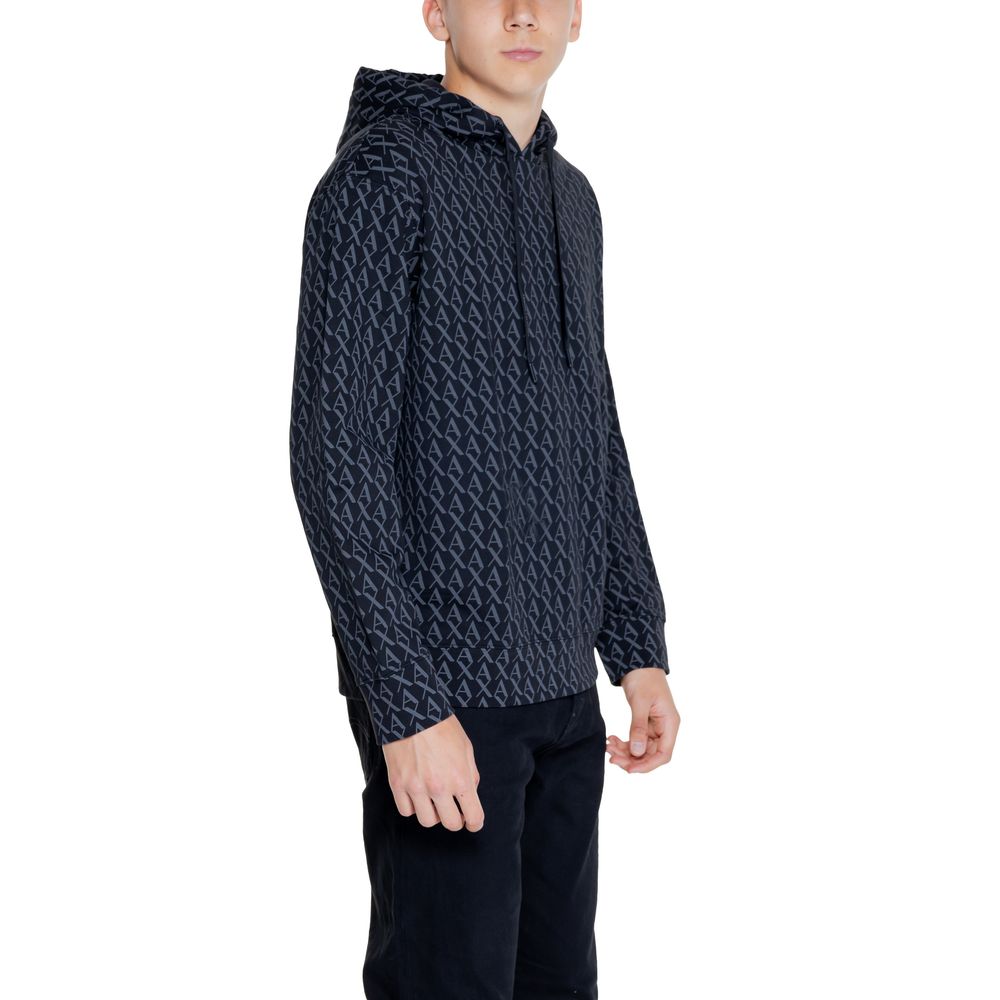 Black Cotton Hoody