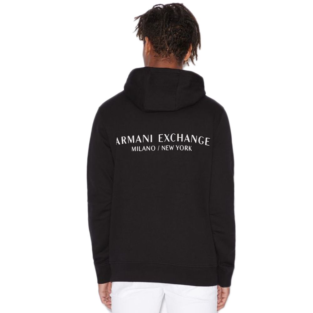 Black Cotton Hoody
