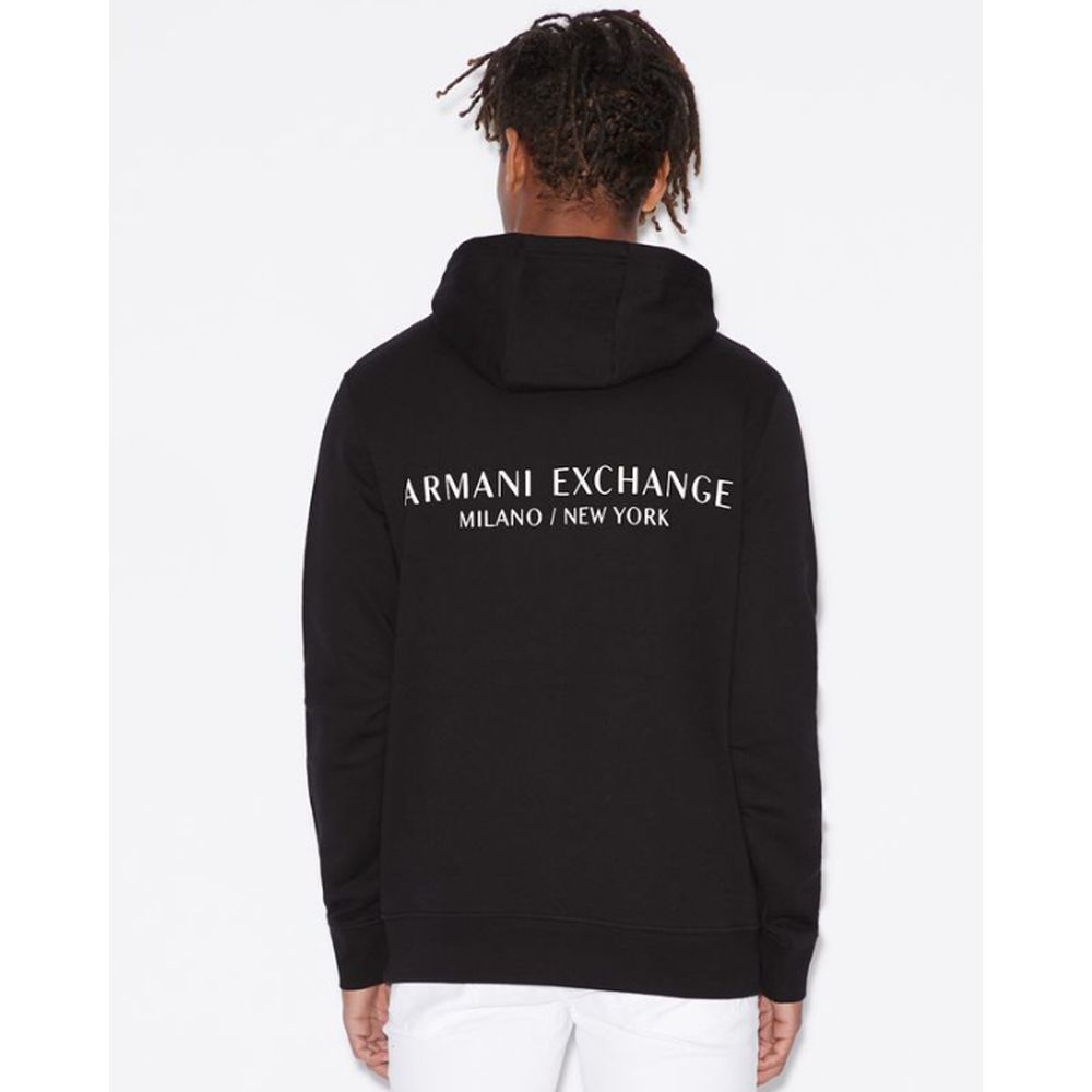 Black Cotton Hoody