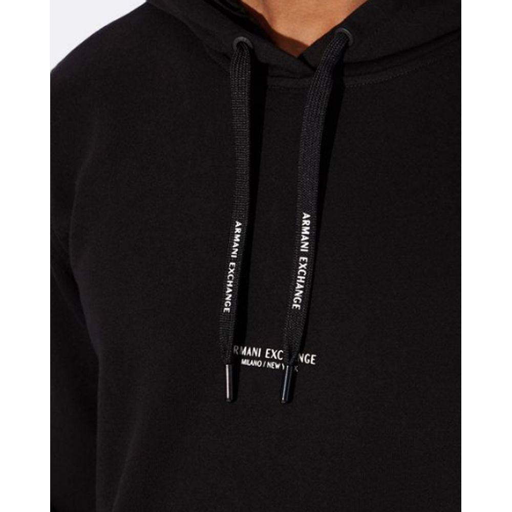 Black Cotton Hoody