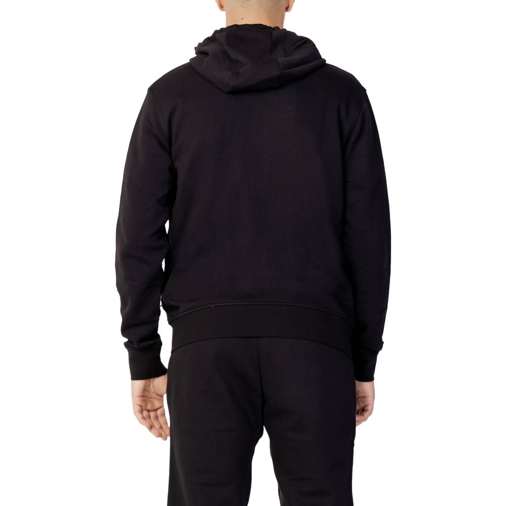 Black Cotton Hoody