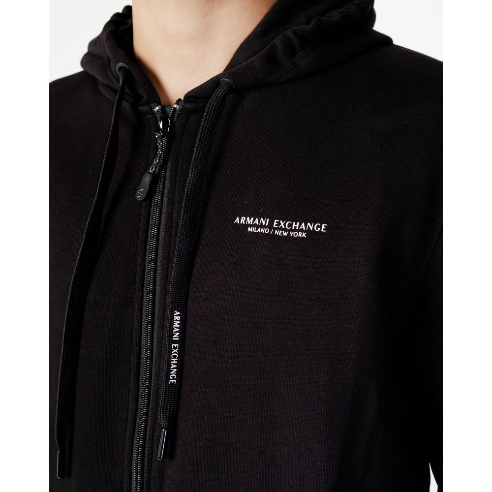 Black Cotton Hoody