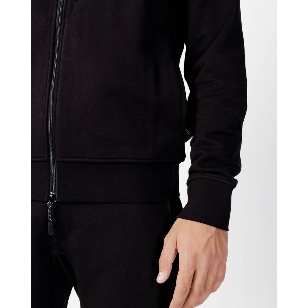 Black Cotton Hoody