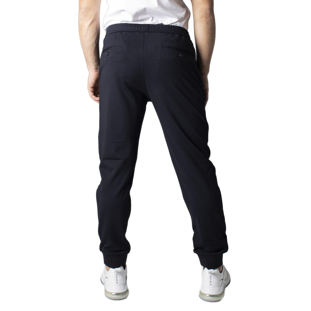Blue Viscose Skinny Pant