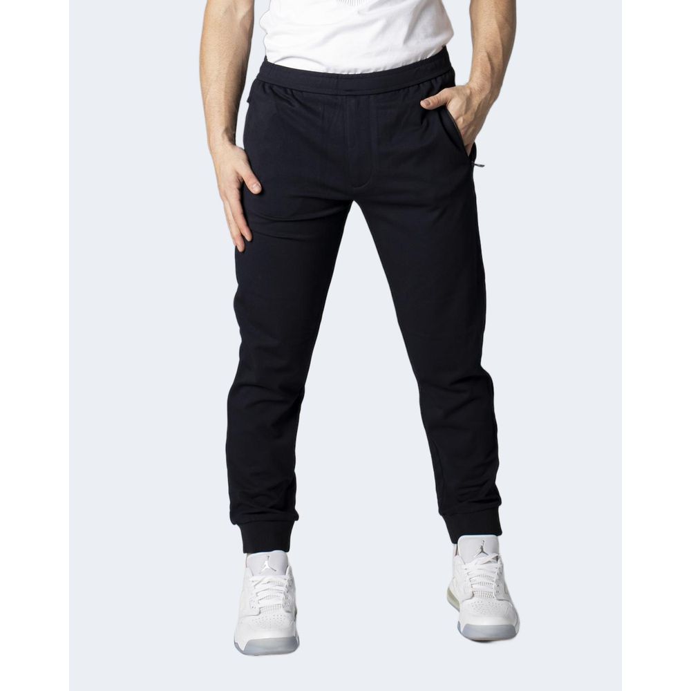 Blue Viscose Skinny Pant