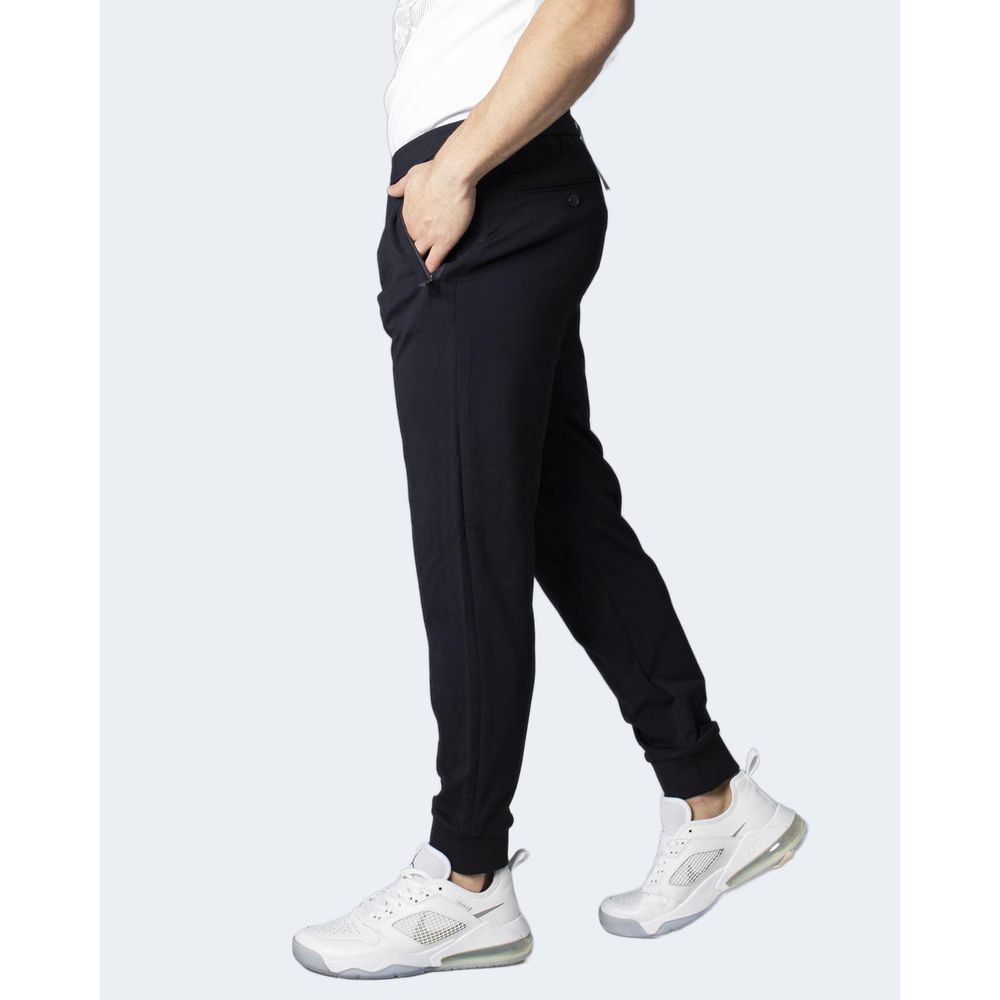 Blue Viscose Skinny Pant