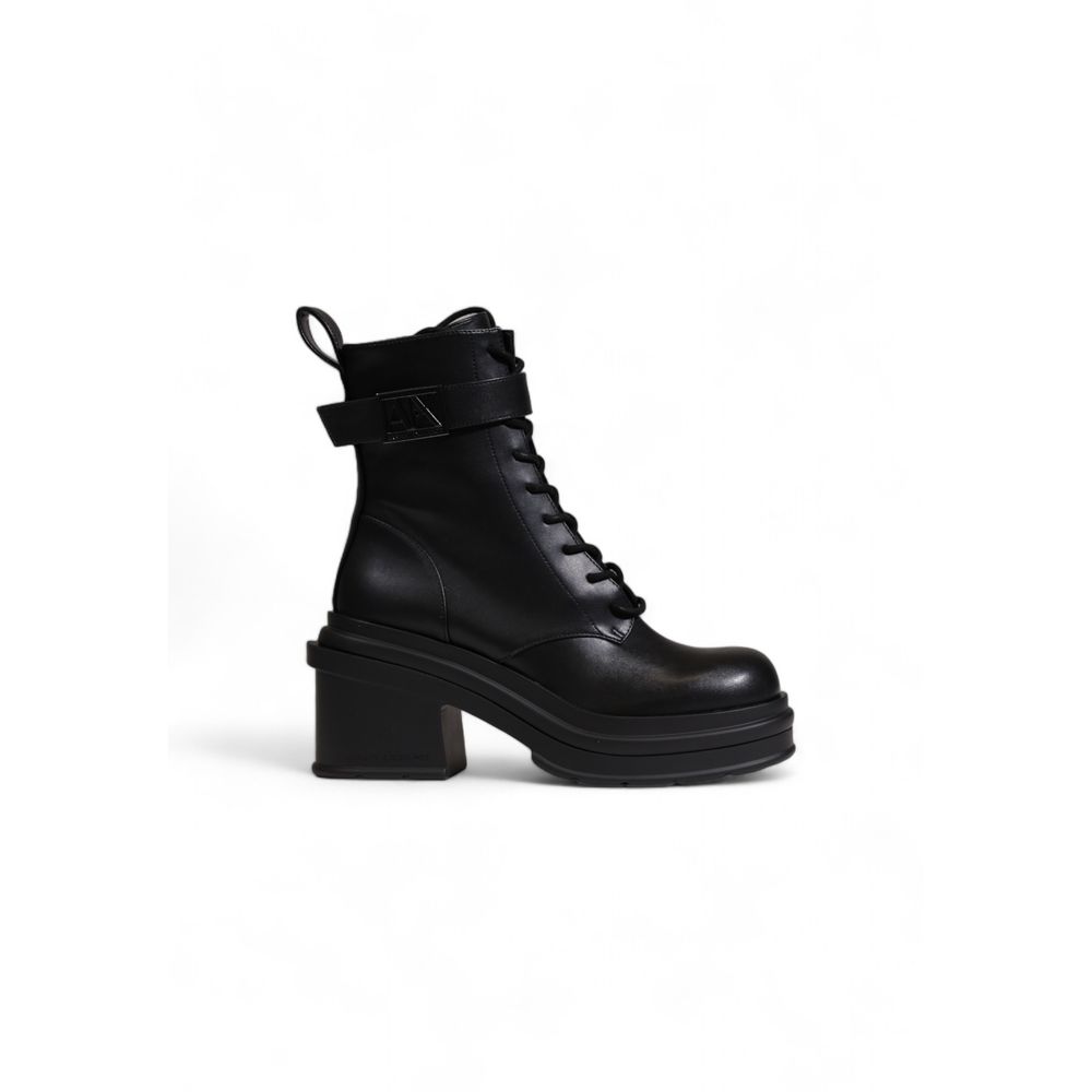 Botte en polyester noir