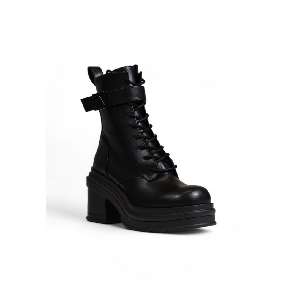 Botte en polyester noir
