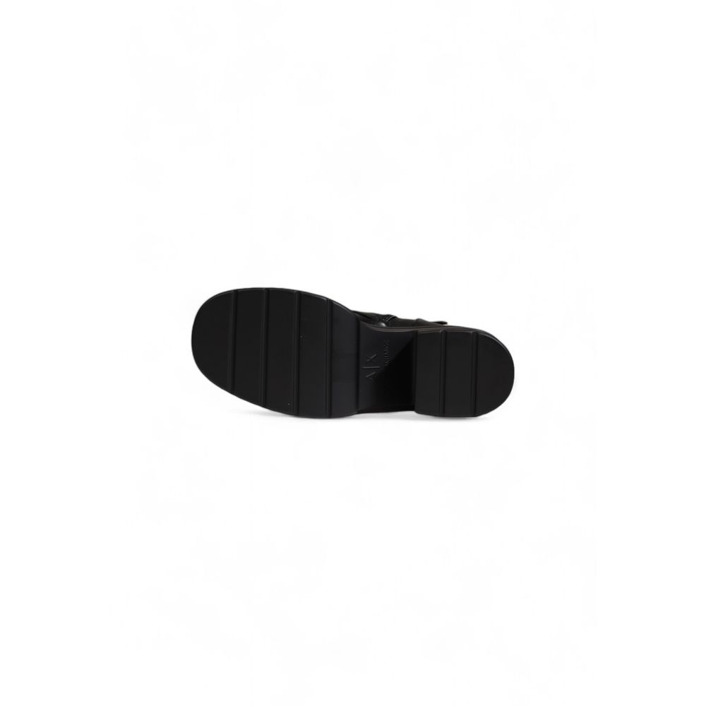 Botte en polyester noir