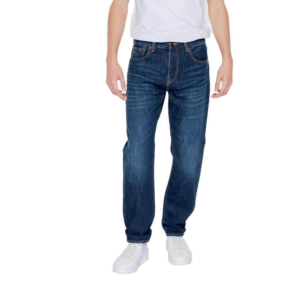 Jeans et pantalons en coton bleu