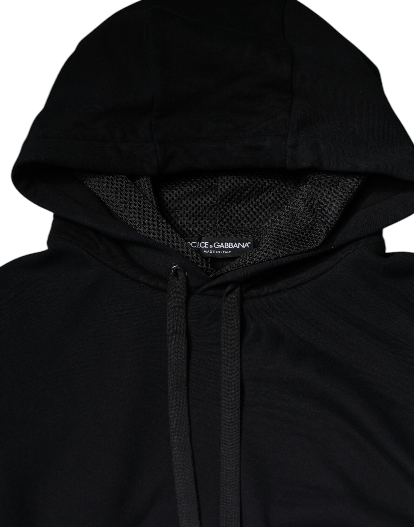 Sudadera con capucha negra para hombre