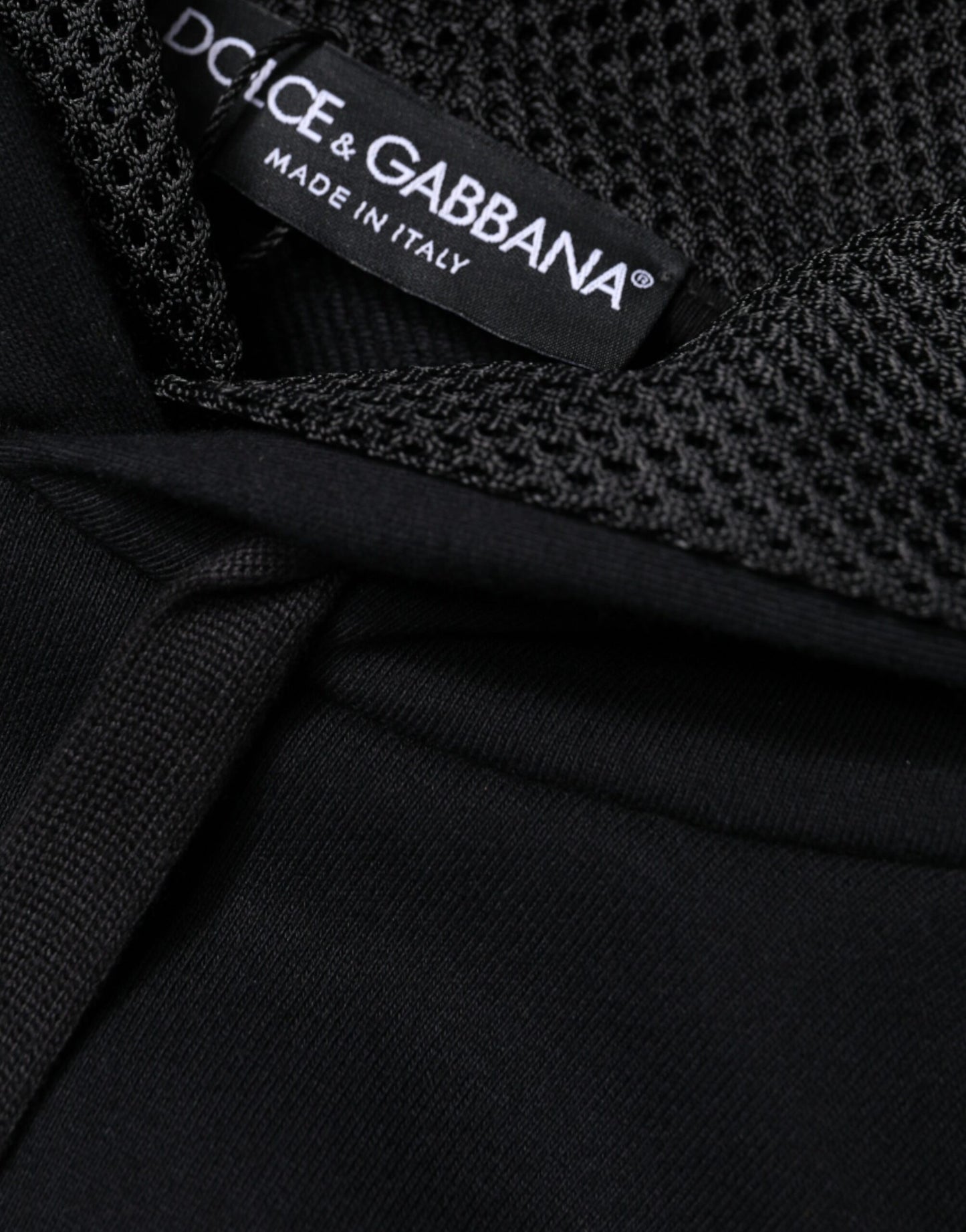 Sudadera con capucha negra para hombre