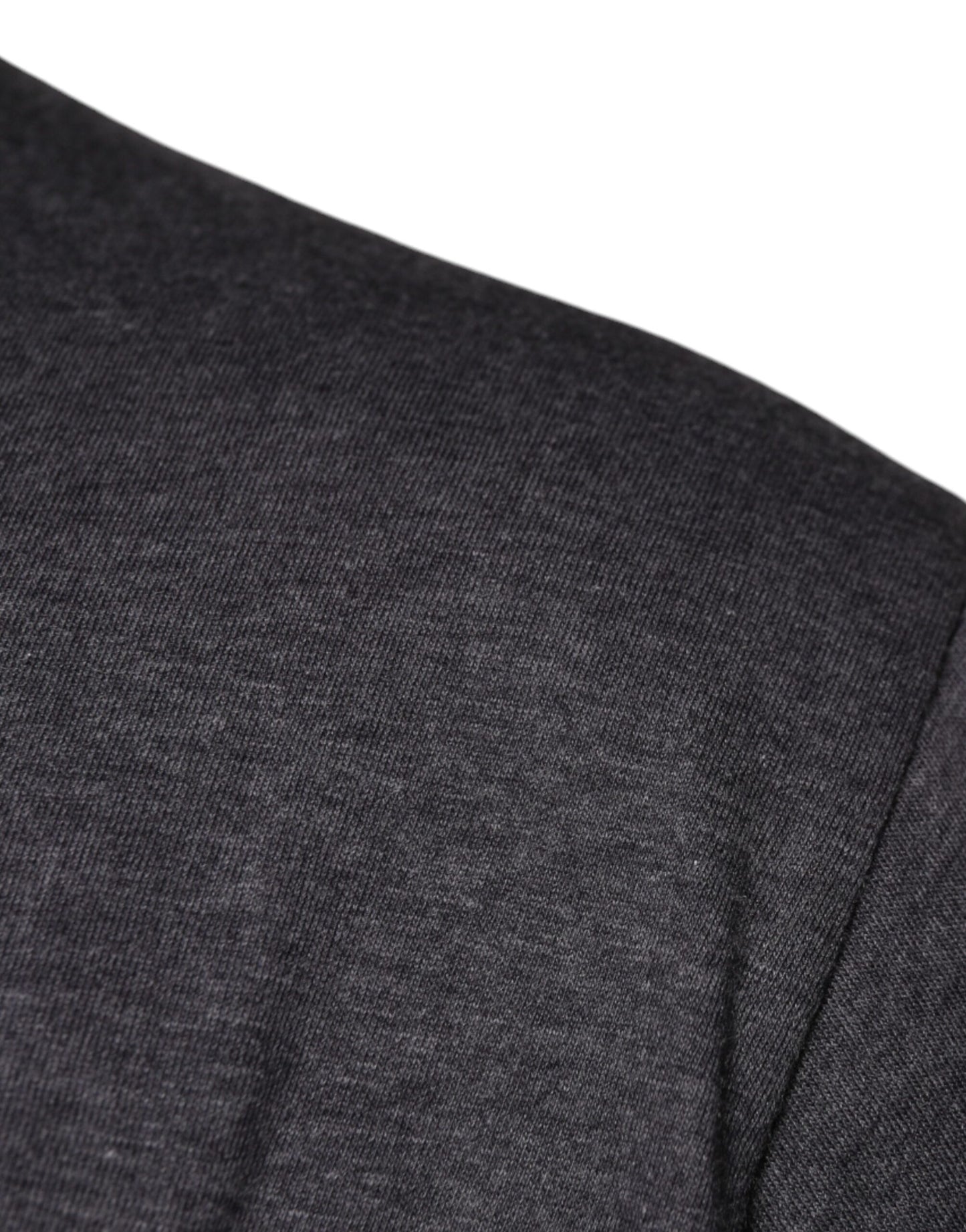 T-shirt ras du cou en coton gris avec logo