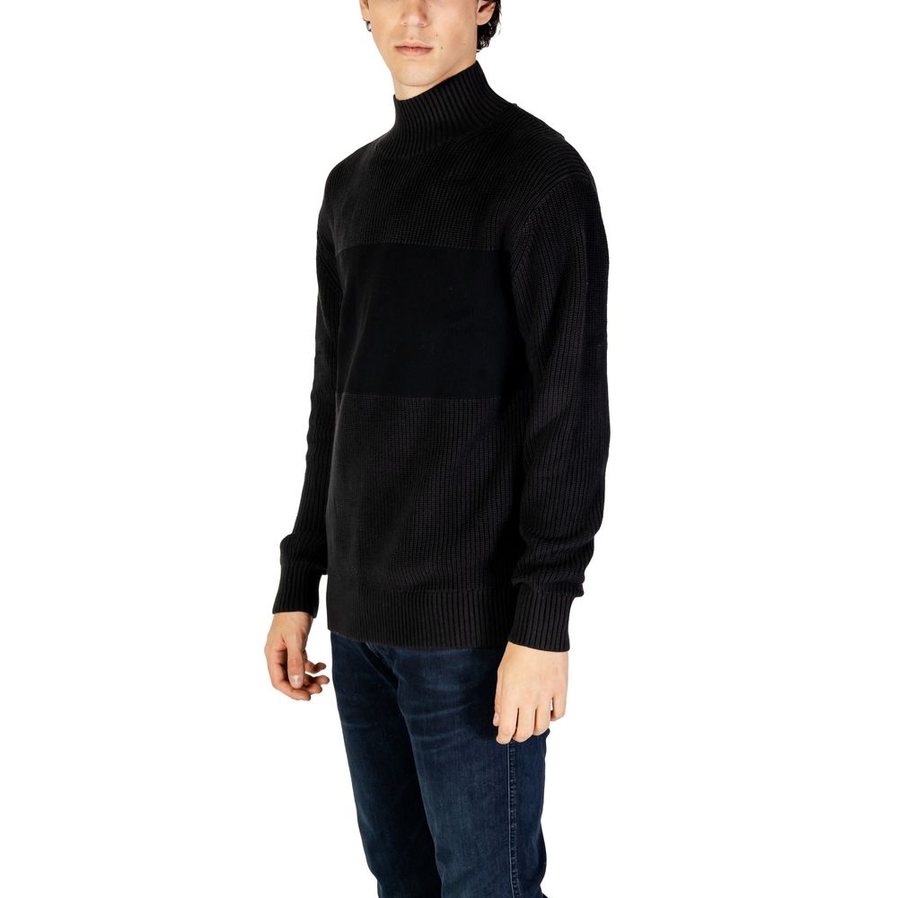Pull en coton noir