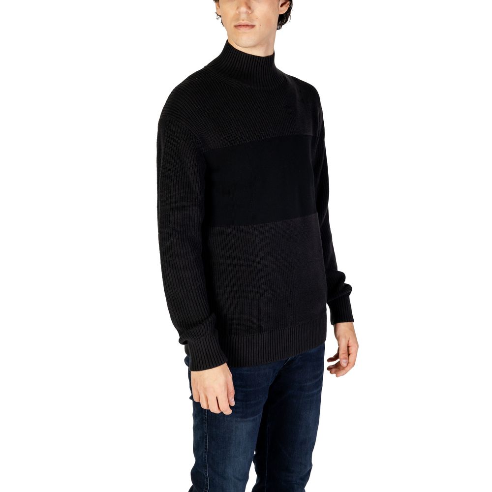Pull en coton noir