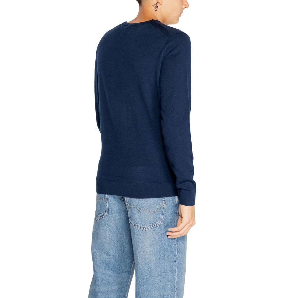 Ropa deportiva de lana reciclada azul