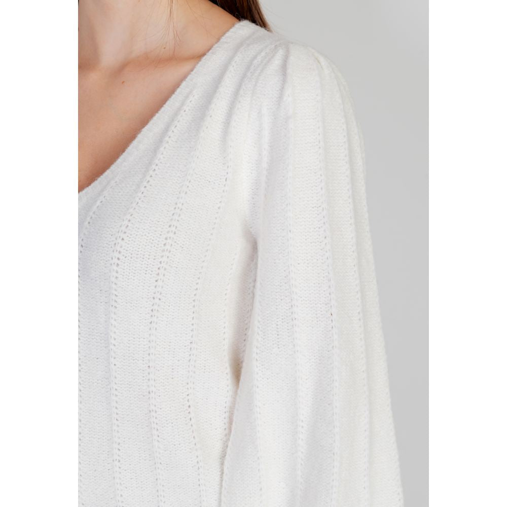 Pull en polyester blanc
