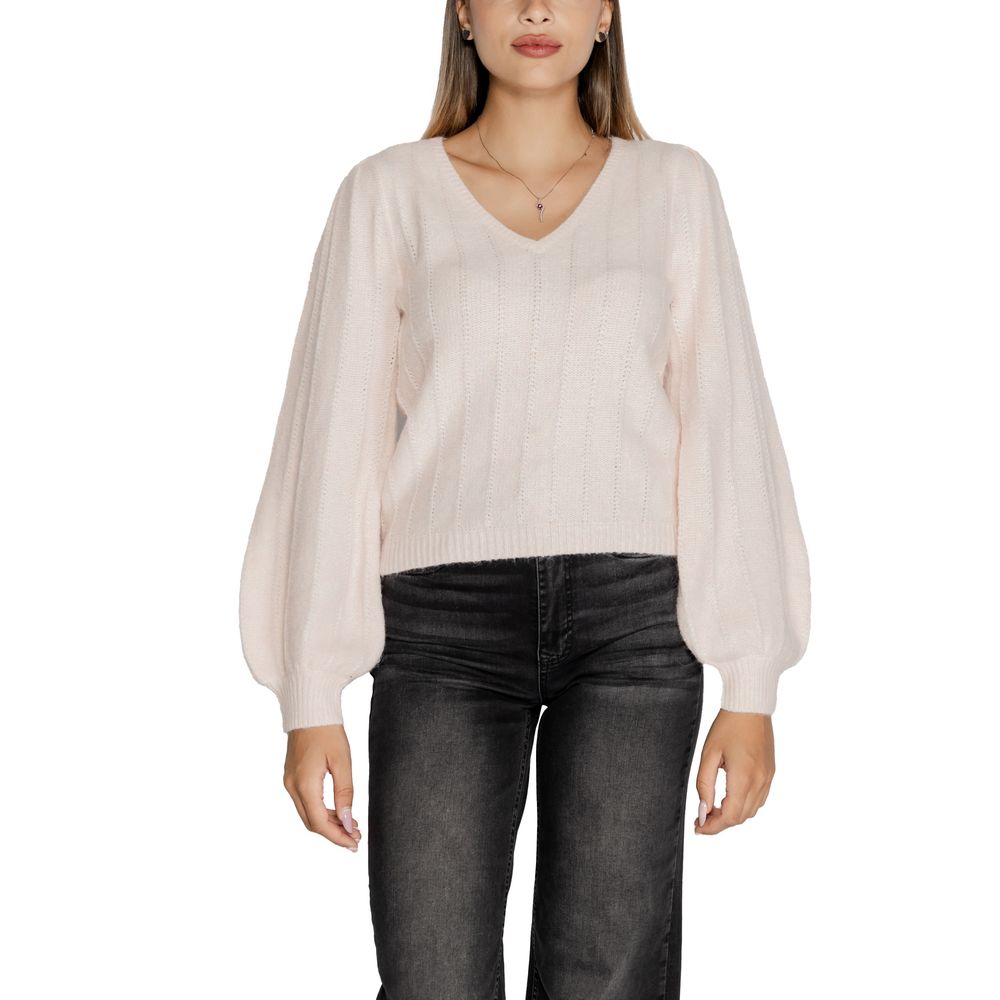 Pull en polyester rose