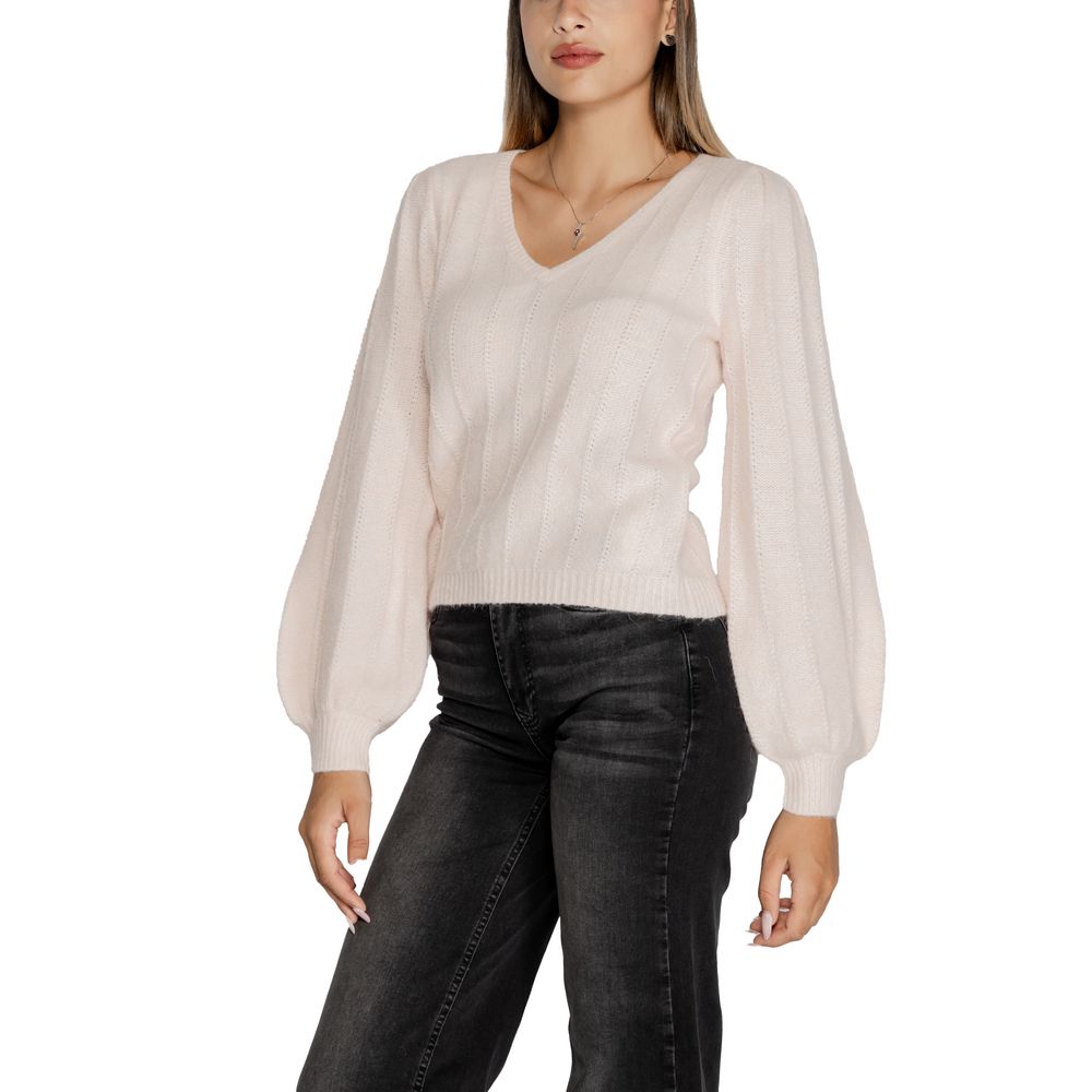 Pull en polyester rose