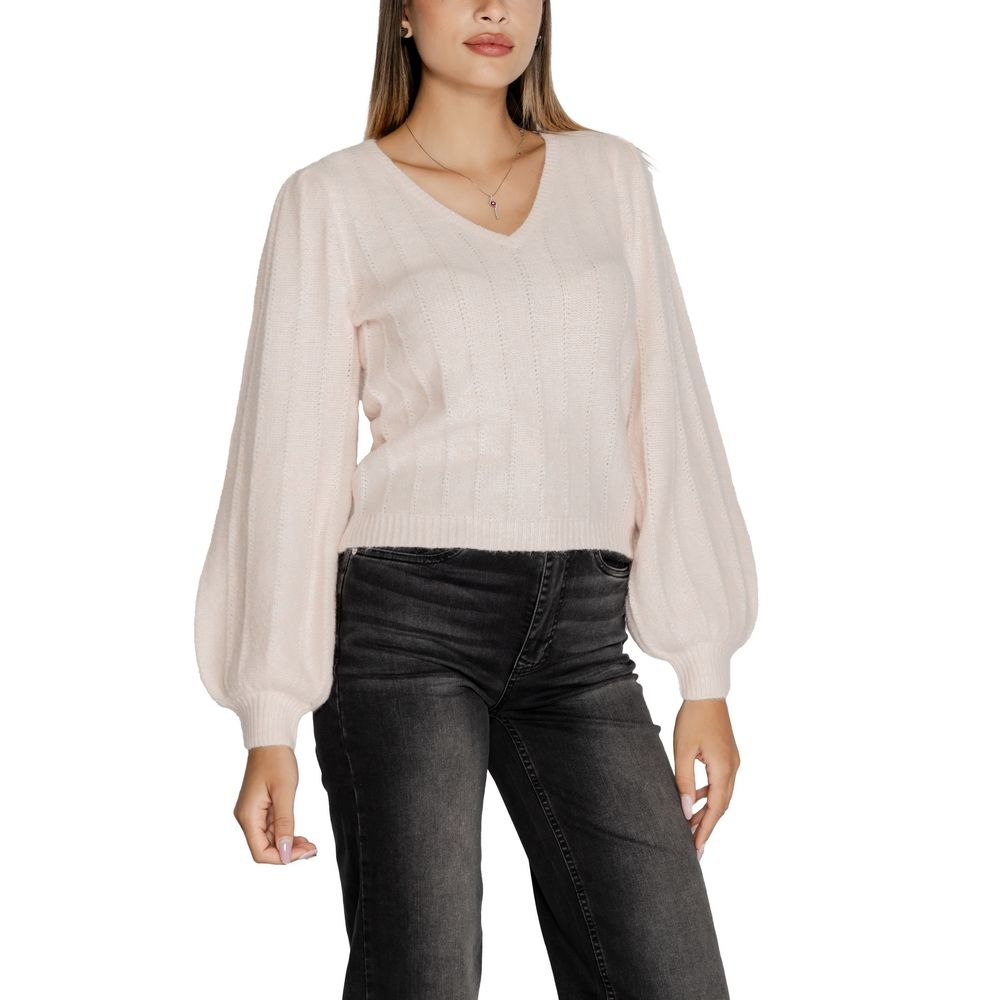 Pull en polyester rose