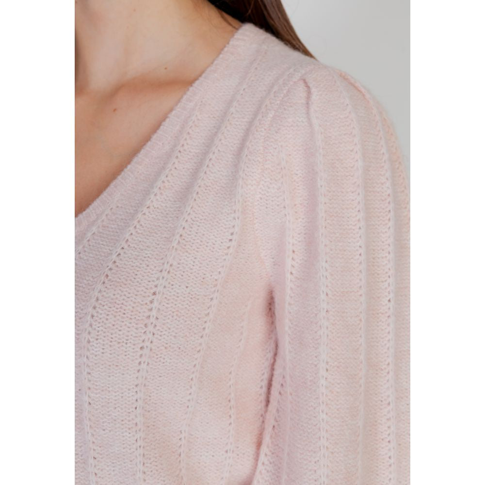 Pull en polyester rose