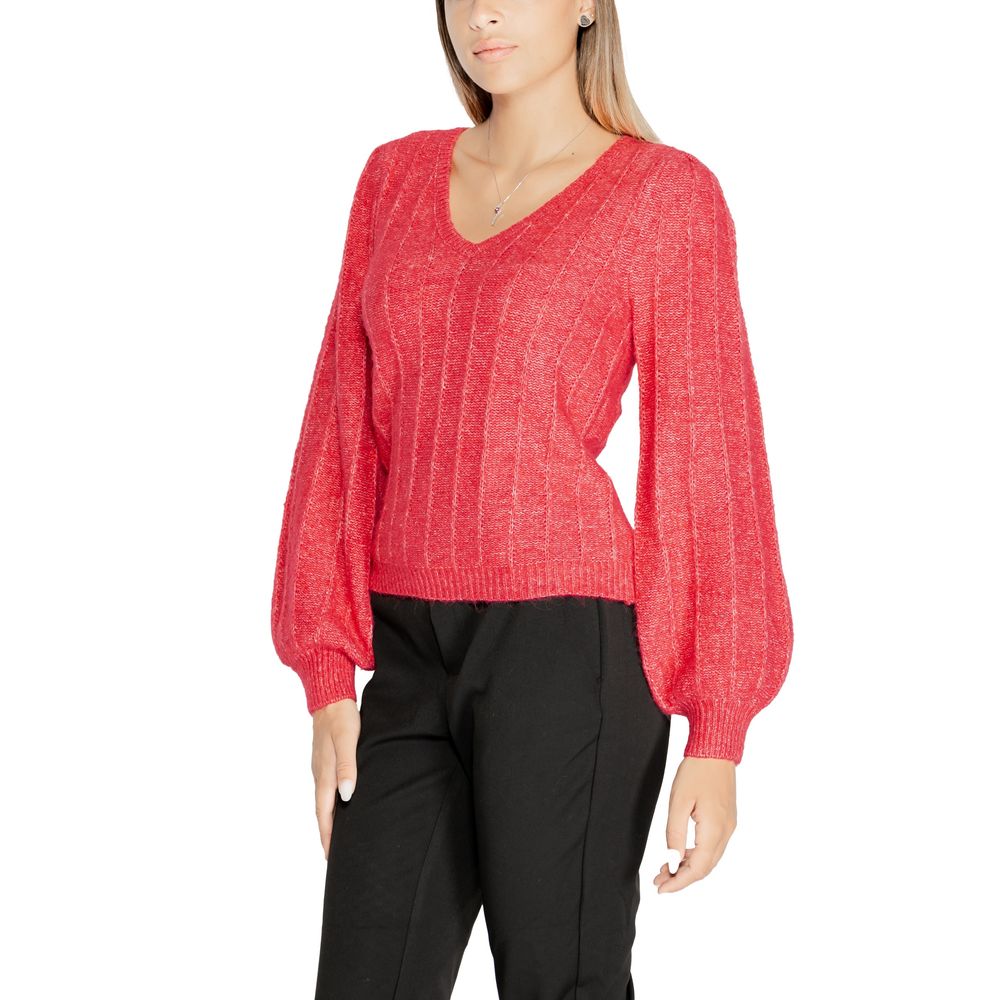 Pull en polyester rose