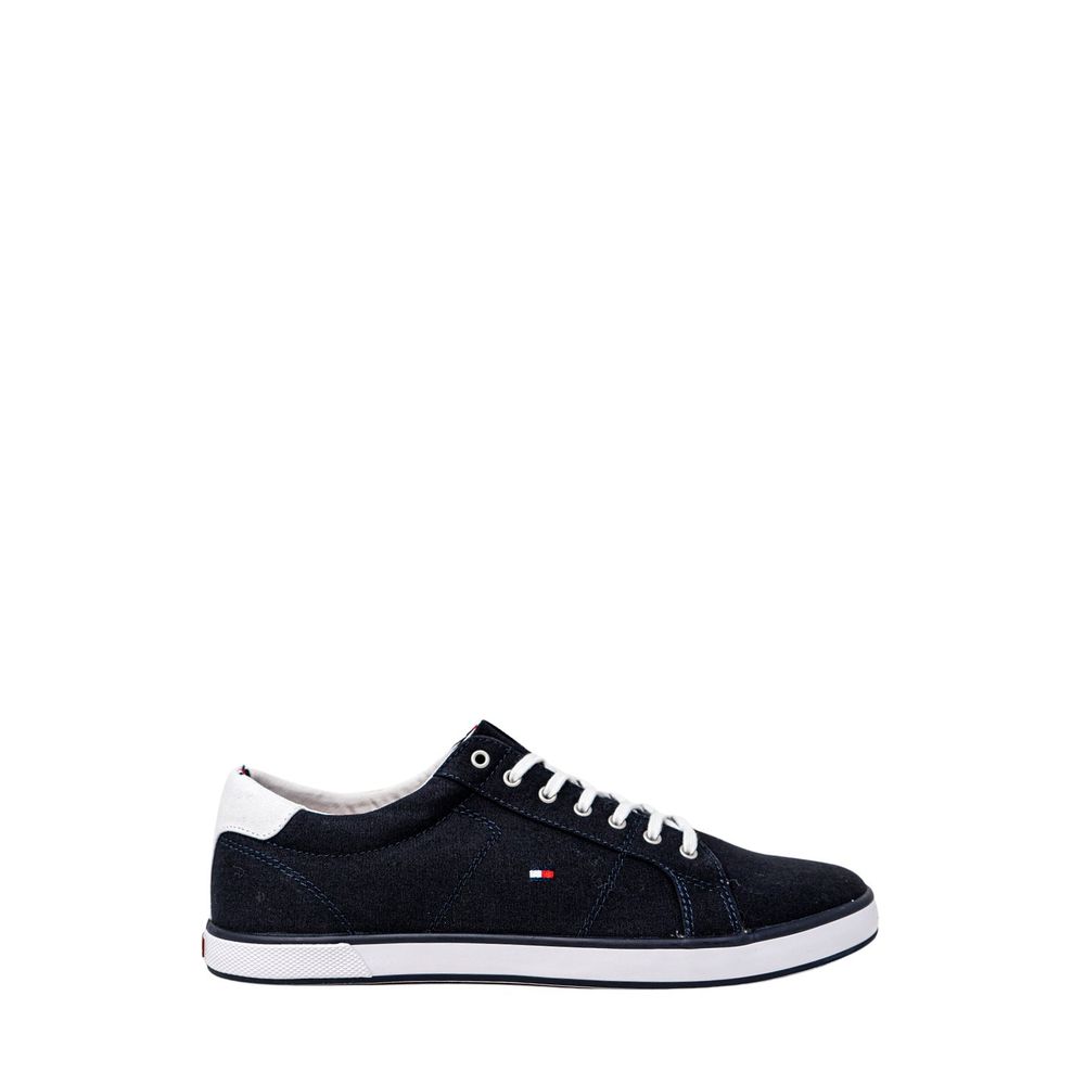Baskets en coton bleu