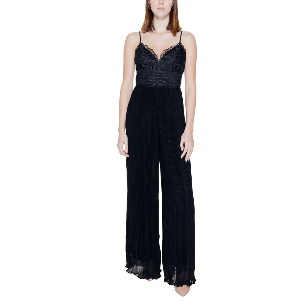 Combinaison en polyester noir