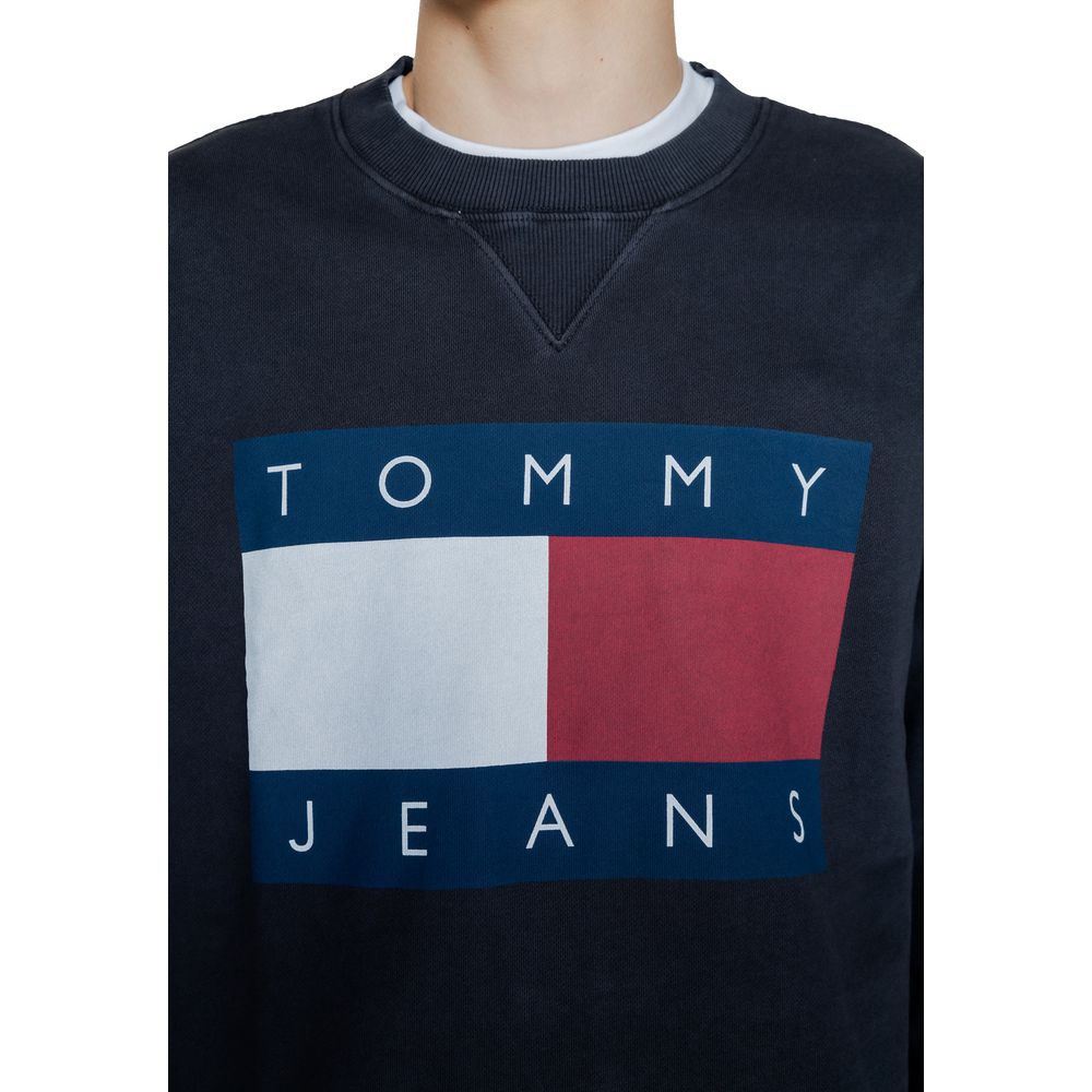 Sweat-shirt en coton noir