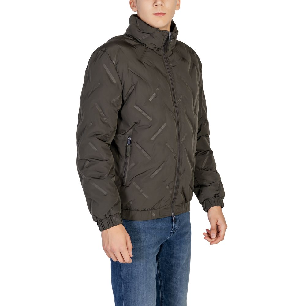 Green Polyester Jackets & Coat