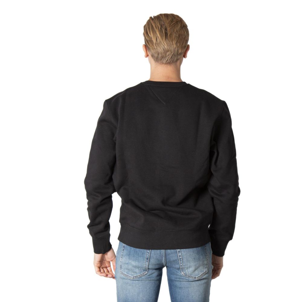 Sweat-shirt en coton noir
