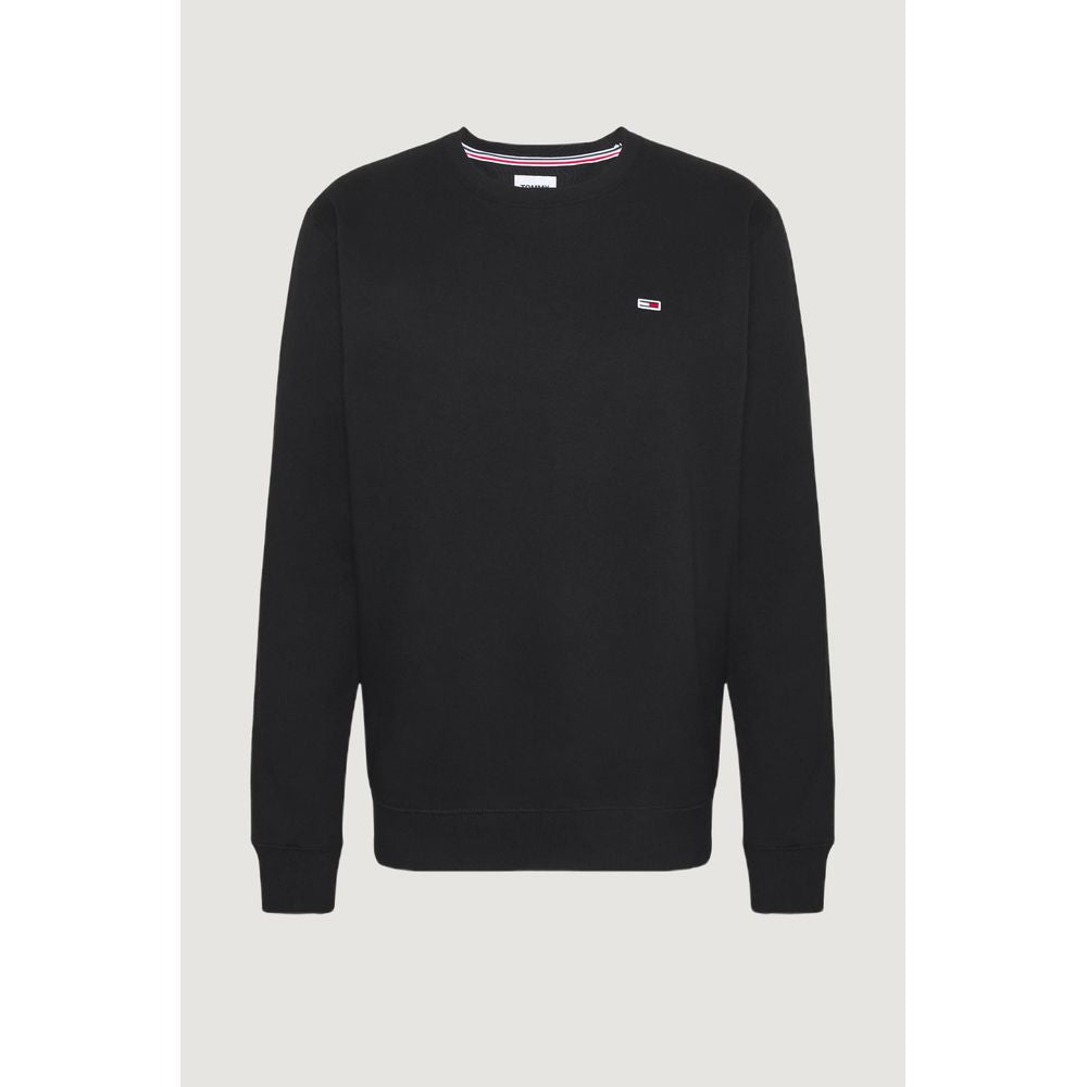 Sweat-shirt en coton noir
