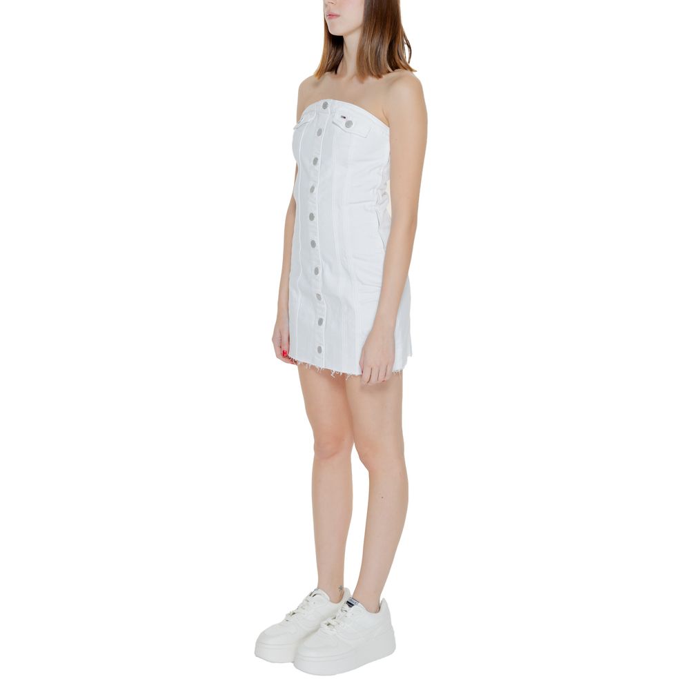 White Recycled Cotton Short