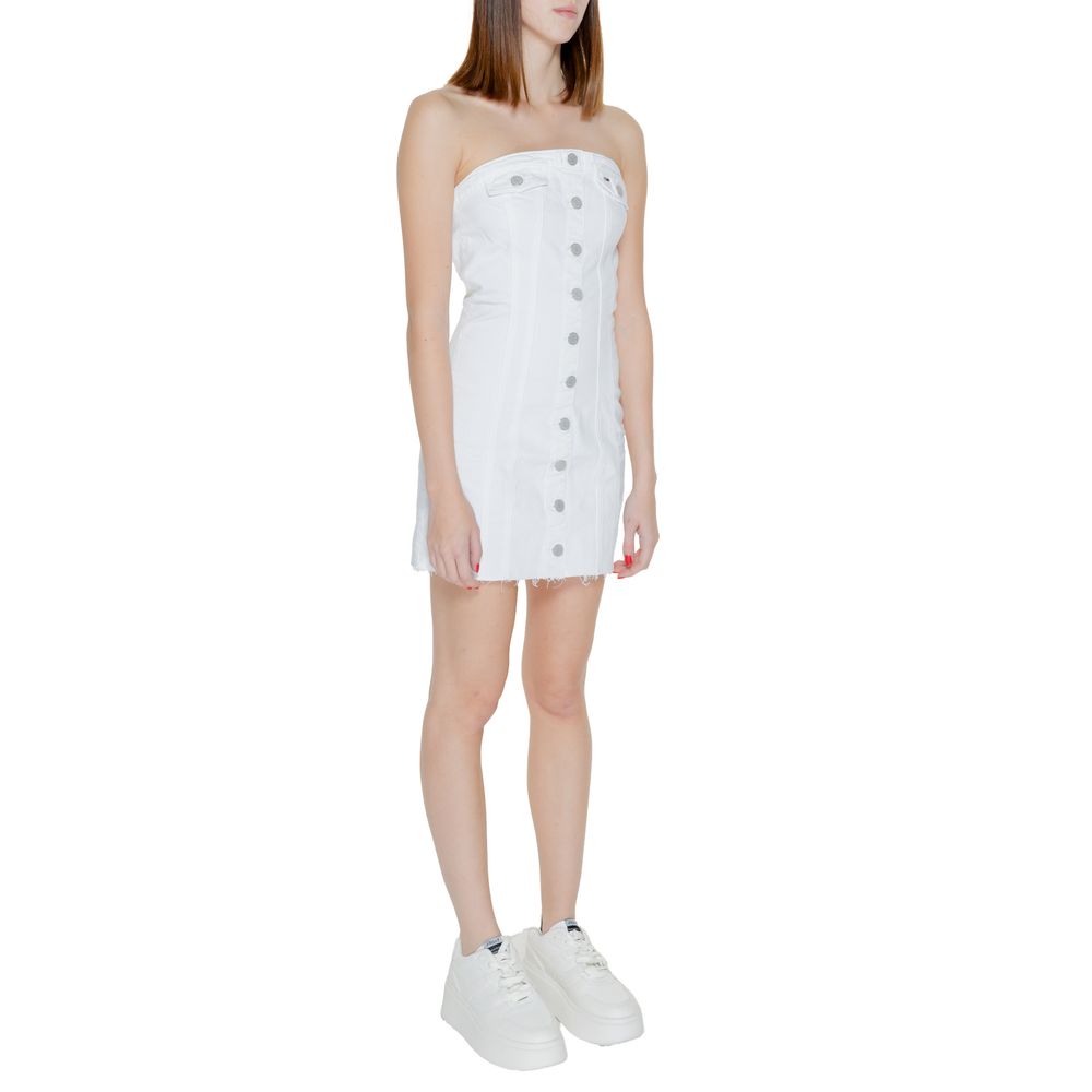 White Recycled Cotton Short