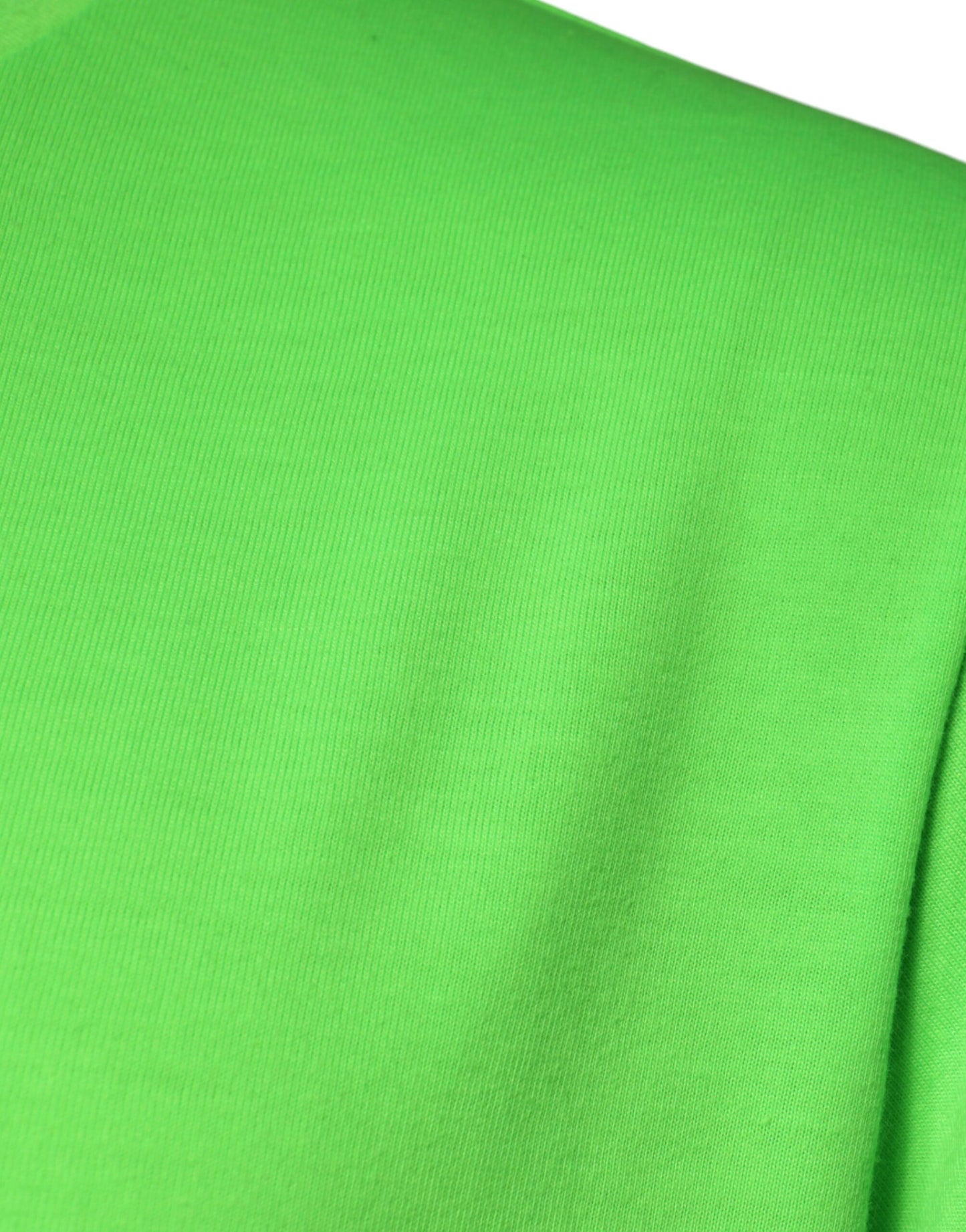 T-shirt à manches courtes et col rond avec logo vert