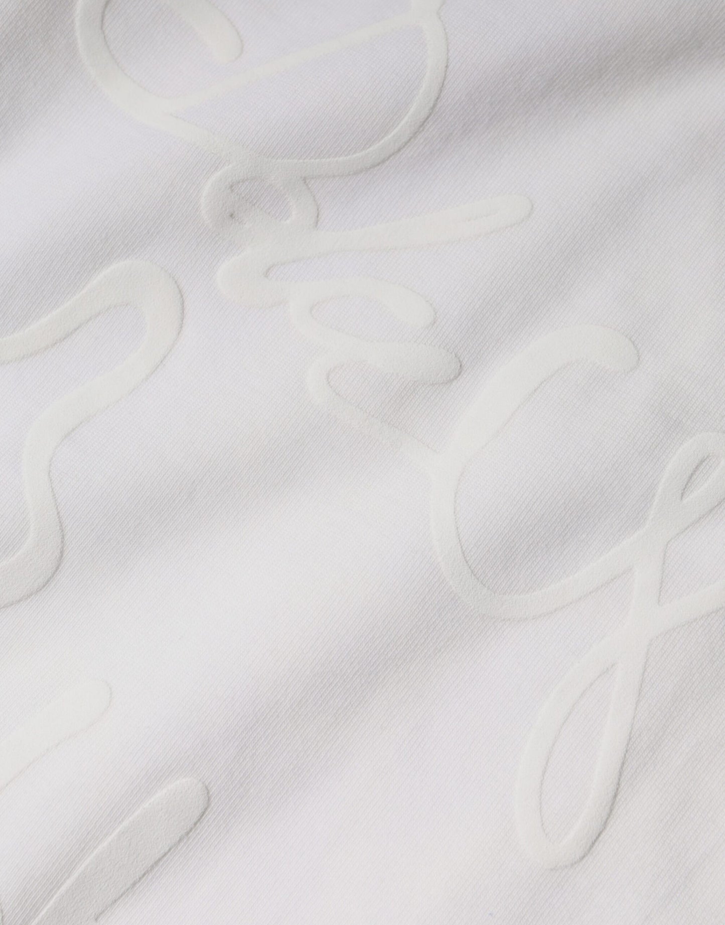 T-shirt col rond en coton blanc avec logo imprimé